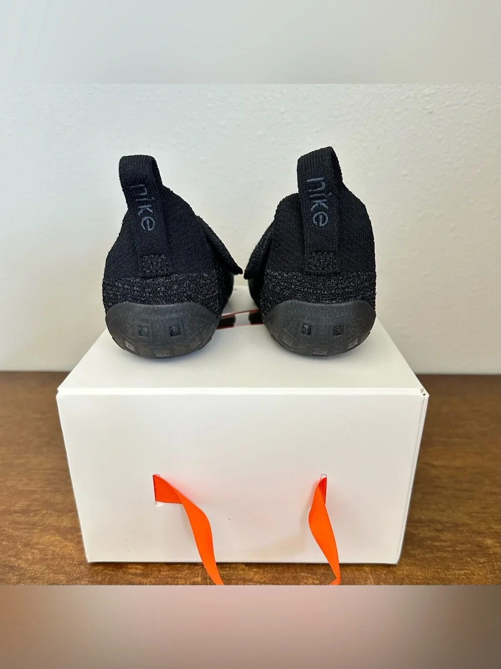 Nike Swoosh 1 Flyknit Black/Anthracite Baby TD Toddler Size 7c FB3244 003 New